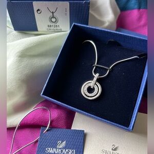 Swarovski Circle Pendant Necklace